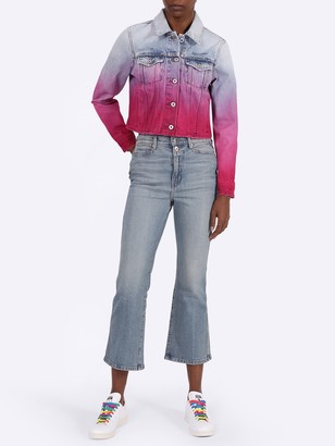 off white denim jacket gradient