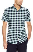Thumbnail for your product : Izod Men's Saltwater Dockside Chambray Plaid Short Sleeve Shirt