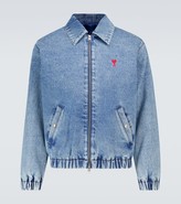 Thumbnail for your product : AMI Paris Ami de Coeur zipped jacket