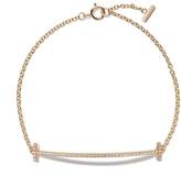 Thumbnail for your product : Tiffany & Co. & Co 18kt rose gold T smile diamond bracelet