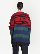 Thumbnail for your product : Balenciaga Distressed Patchwork Jumper