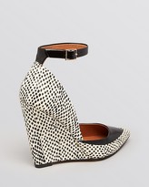 Thumbnail for your product : Rachel Roy Pointed Toe Wedge Pumps - Avelli Ankle Strap