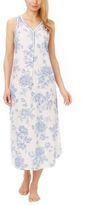 Thumbnail for your product : Carole Hochman Floral Print V Neck Nightgown