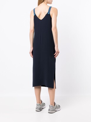 Armani Exchange Tonal Sleeveless Dress