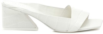 Mercedes Castillo Maise croc-effect leather sandals
