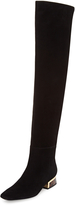 Thumbnail for your product : Tom Ford Suede Tortoiseshell Heel Over The Knee Boot