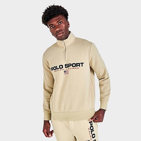 Polo Sport Quarter-Zip Fleece Pullover