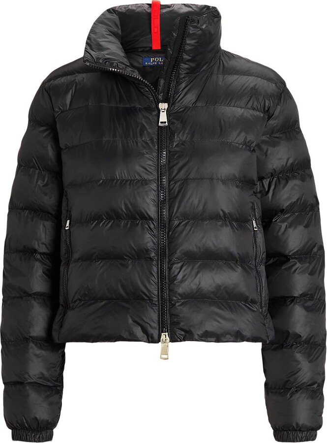 Polo Ralph Lauren Packable Quilted Taffeta Jacket Down Jacket Black ShopStyle