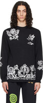 Thumbnail for your product : Carne Bollente SSENSE Exclusive Black Mysteries Of Nature Long Sleeve T-Shirt