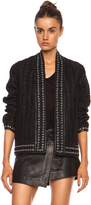 Thumbnail for your product : Isabel Marant Oma Quilt Shantung Gromet Silk Jacket