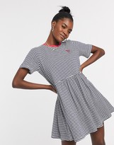 Thumbnail for your product : Tommy Jeans striped t-shirt dress in multi