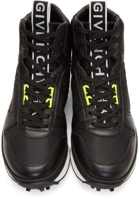 Givenchy Black TR3 Runner High-Top Sneakers