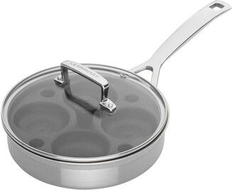 Le Creuset 3-Ply Stainless Steel Saute Pan with Poaching Insert