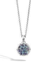Thumbnail for your product : John Hardy Women's 'Bamboo' Small Round Pendant Necklace - Swiss Blue Topaz