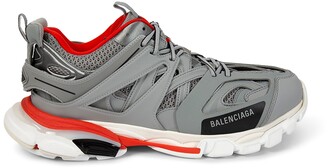 Balenciaga Red LED Light Up Track Sneakers