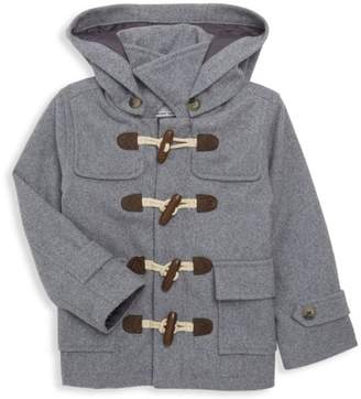 Janie and Jack Little Boy's & Boy's Wool-Blend Toggle Hooded Coat