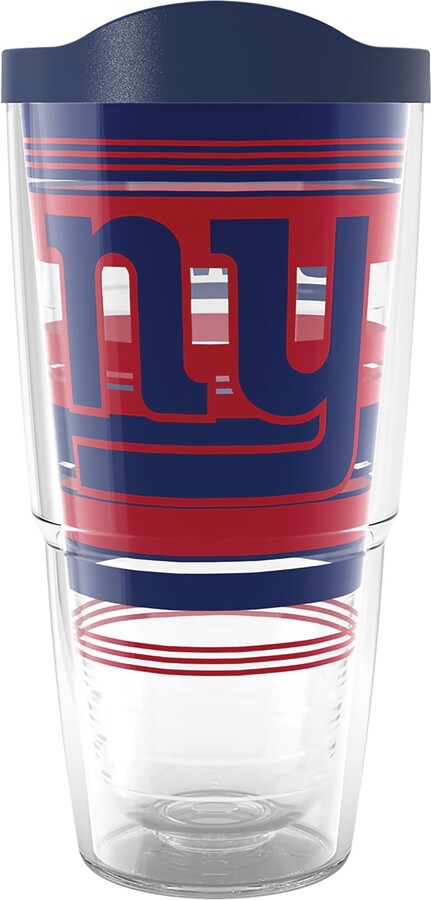 Tervis NFL New York Giants - Hype Stripes Made in USA Double Walled Insulated Tumbler Travel Cup Keeps Drinks Cold & Hot, 24oz, Classic