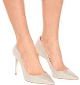 Thumbnail for your product : Jimmy Choo Romy 100 metallic canvas pumps