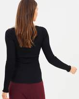 Thumbnail for your product : Wendy Silk Seamless Lace Top
