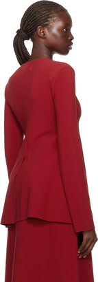 Birrot Red Lay2 Hourglass Blouse - ShopStyle