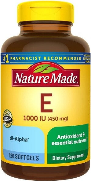 Vitamin E supplement to repair damaged skin barrier 