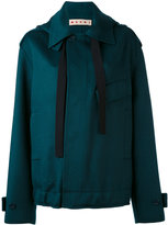 Marni - oversized placket jacket - women - Cachemire/Alpaga/laine vierge - 40