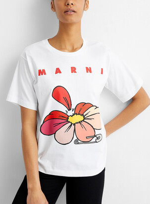 Marni logo flower T-shirt