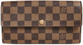 Thumbnail for your product : What Goes Around Comes Around Louis Vuitton Damier Ebene Sarah Wallet