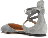 Thumbnail for your product : Gianvito Rossi Suede Ballet Flats