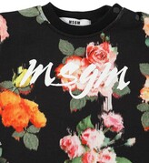 Thumbnail for your product : MSGM Printed cotton sweatshirt & leggings
