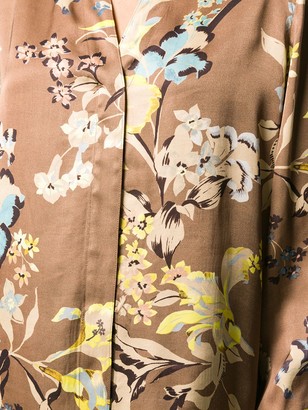 Seventy Long Sleeve Floral Print Shirt