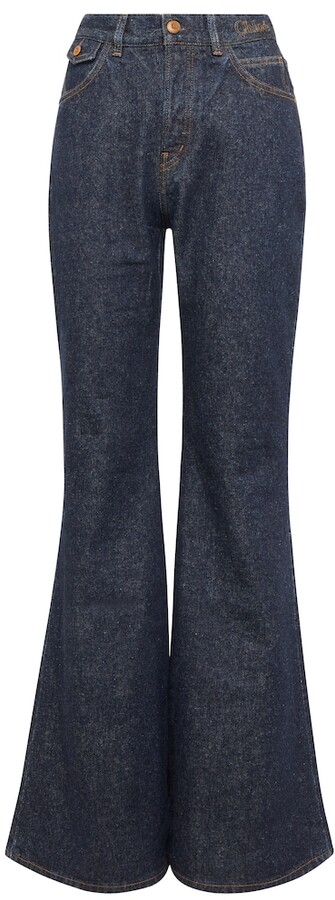 Chloé High-rise flared jeans