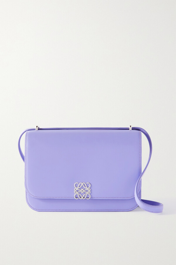 【関税&送料込】Loewe Mauve Goya Shoulder Bag Loewe Goya Puffer Mini metallic leather shoulder bag Loewe