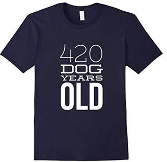 420 Dog Years Old Funny 60th Birthday Gift TShirt