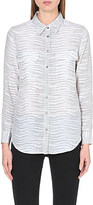 Thumbnail for your product : Equipment Signature printed silk shirt