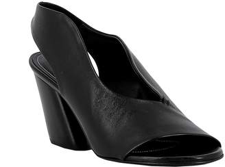 Halmanera Black Leather Sandal