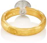Thumbnail for your product : Malcolm Betts Women's Round-Faced Ring - Gold