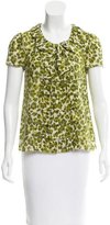 Thumbnail for your product : Kate Spade Silk-Wool-Blend Top