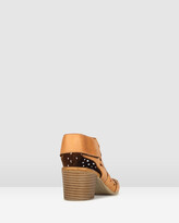 Thumbnail for your product : Airflex Women's Brown Heeled Sandals - Delicious Cut Out Leather Sandals - Size One Size, 10 at The Iconic