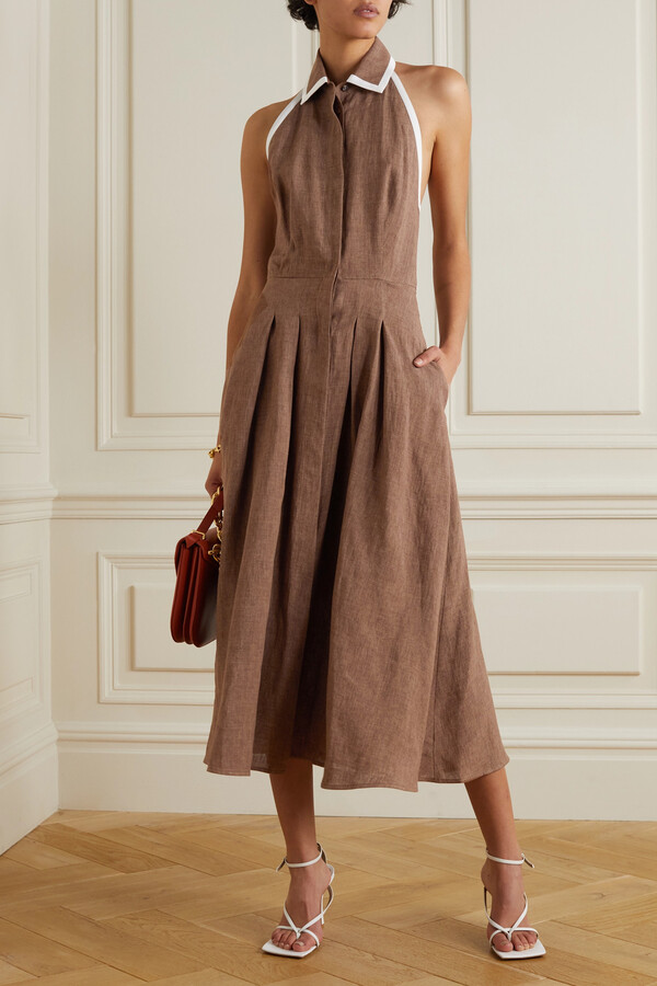 Max Mara Linen Dress | Shop the world's largest collection of 