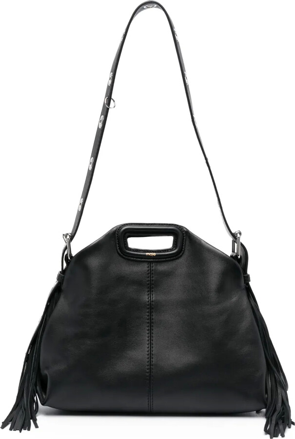 Maje Miss M leather shoulder bag
