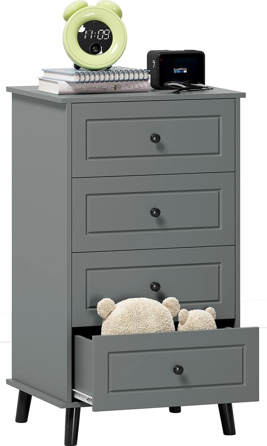 Howcool Home 4 Drawer Dresser & Chests of Drawers, Tall Storage Dresser