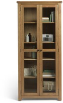 Thumbnail for your product : Argos Home Kent 2 Glass Door Oak Veneer Display Cabinet