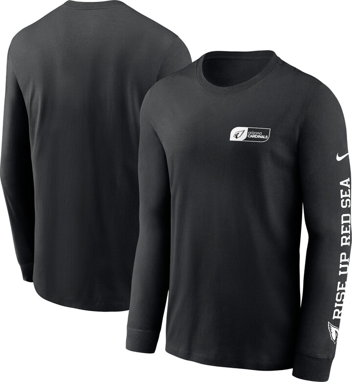 Men's Nike Black Arizona Cardinals All Out Long Sleeve T-Shirt