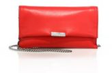 Thumbnail for your product : Loeffler Randall Leather Tab Clutch