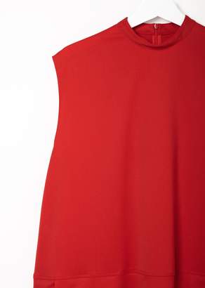 MM6 MAISON MARGIELA Suit Wool Twill Dress Red
