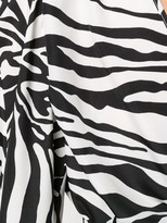 Thumbnail for your product : ATTICO Zebra Print Wrap Dress