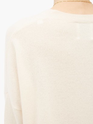 Allude V-neck Cashmere Sweater - Beige