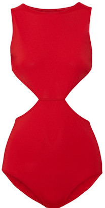 Rick Owens Cutout Swimsuit - Red