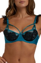 Thumbnail for your product : Playful Promises Anneliese Eyelash Lace & Satin Underwire Bra